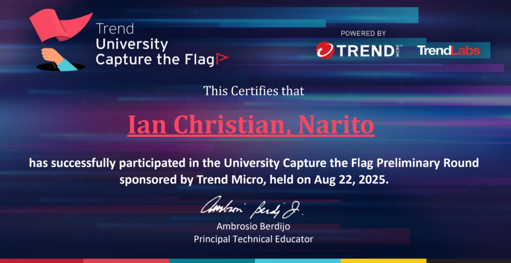 Trend Micro Certificate